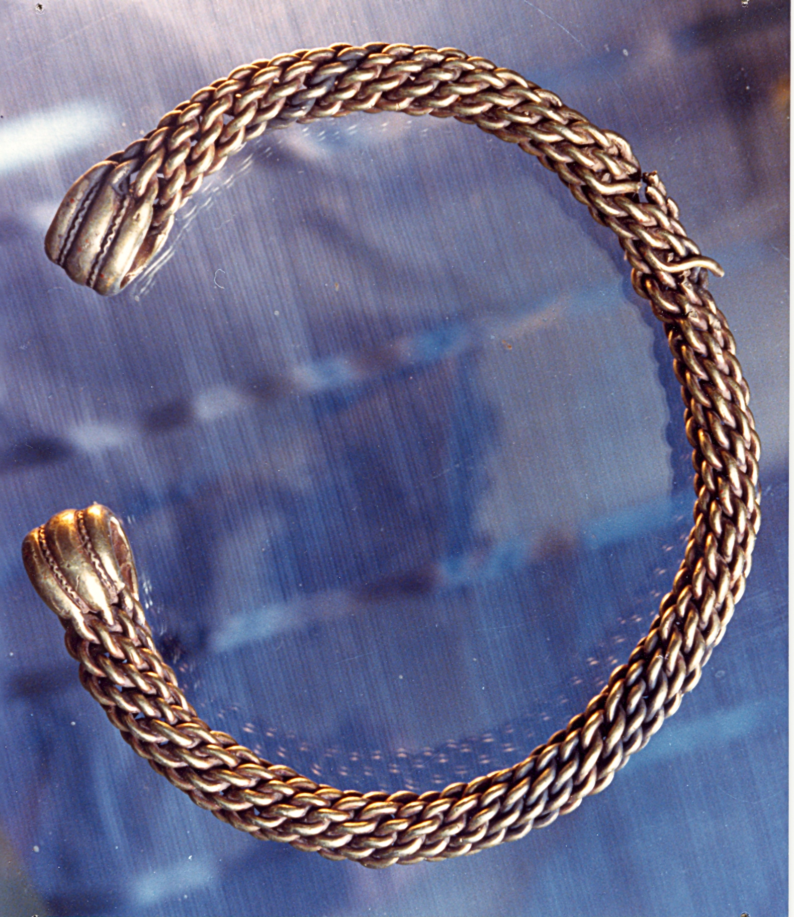 photo of a gold plated band