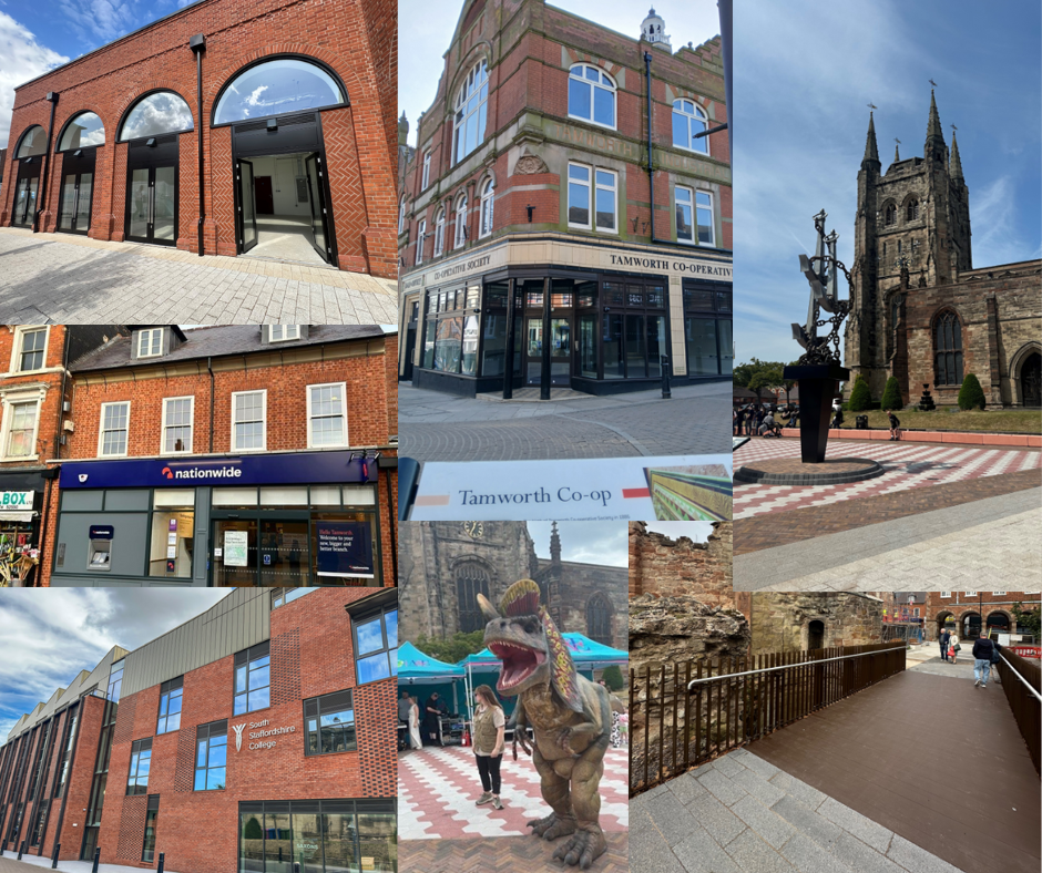 Collage of the different FHSF projects in Tamworth