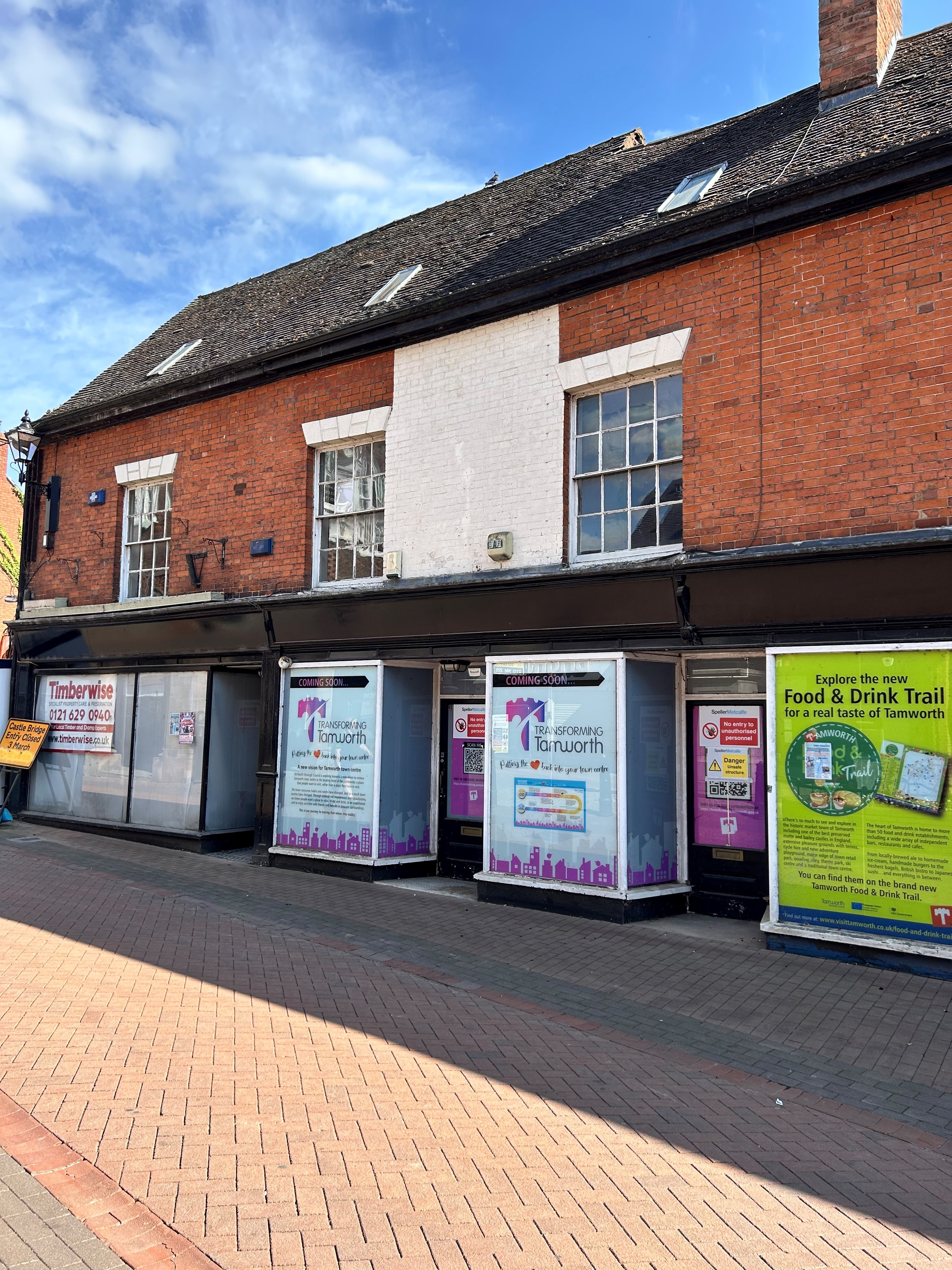 Front of Market St buidlings