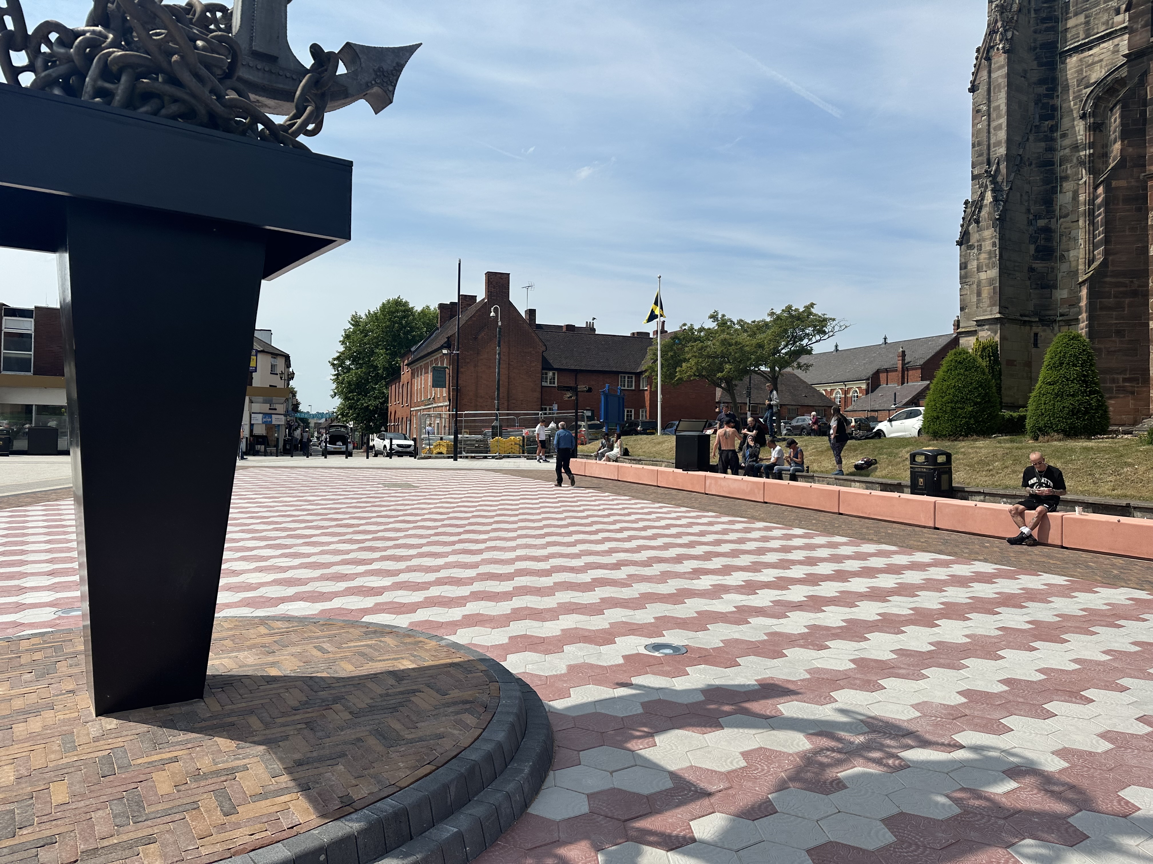 St Editha's Square in Tamworth
